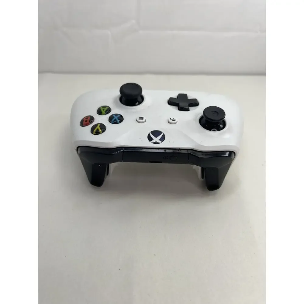 Authentic Microsoft Xbox One Wireless Controller White NO BACK Tested